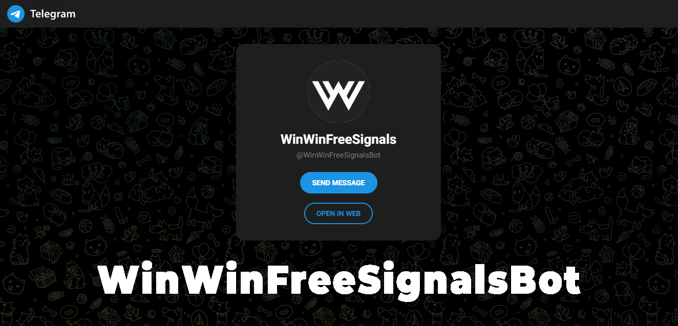 WinWinFreeSignalsBot бесплатный Telegram бот, предлагающий торговые сигналы мастер трейдеров из Bybit CopyTrade